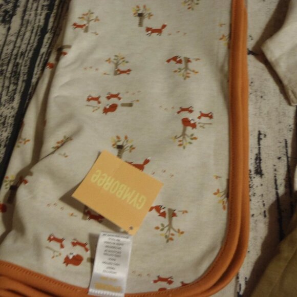 Gymboree My Little Tree House Blanket 0-3 Month Shirt Pants Outfit NWT - Picture 4 of 5